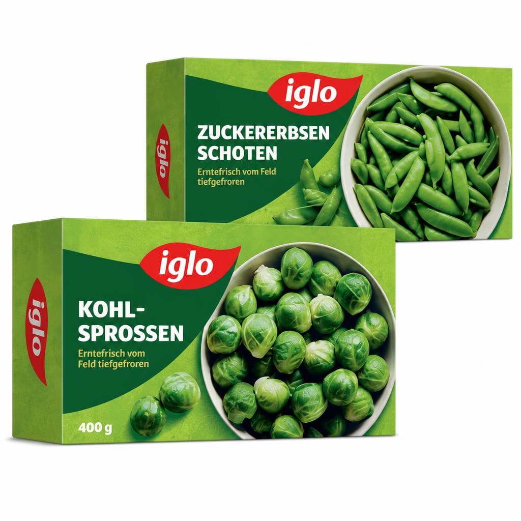 Naturgemüse, 450/400/330 g Iglo – Hofer