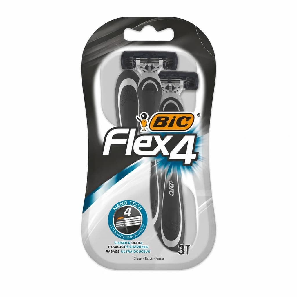 Einwegrasierer Flex4, 3 Stk. BIC – Dm