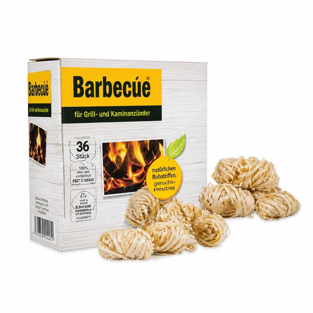 Anzünder Holzwolle, 36 Stück Barbecue – Maximarkt