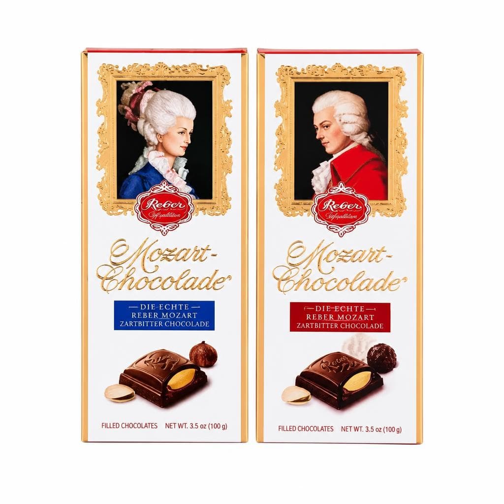 Mozart-Chocolade 98 g / 100 g Reber Angebot bei Norma