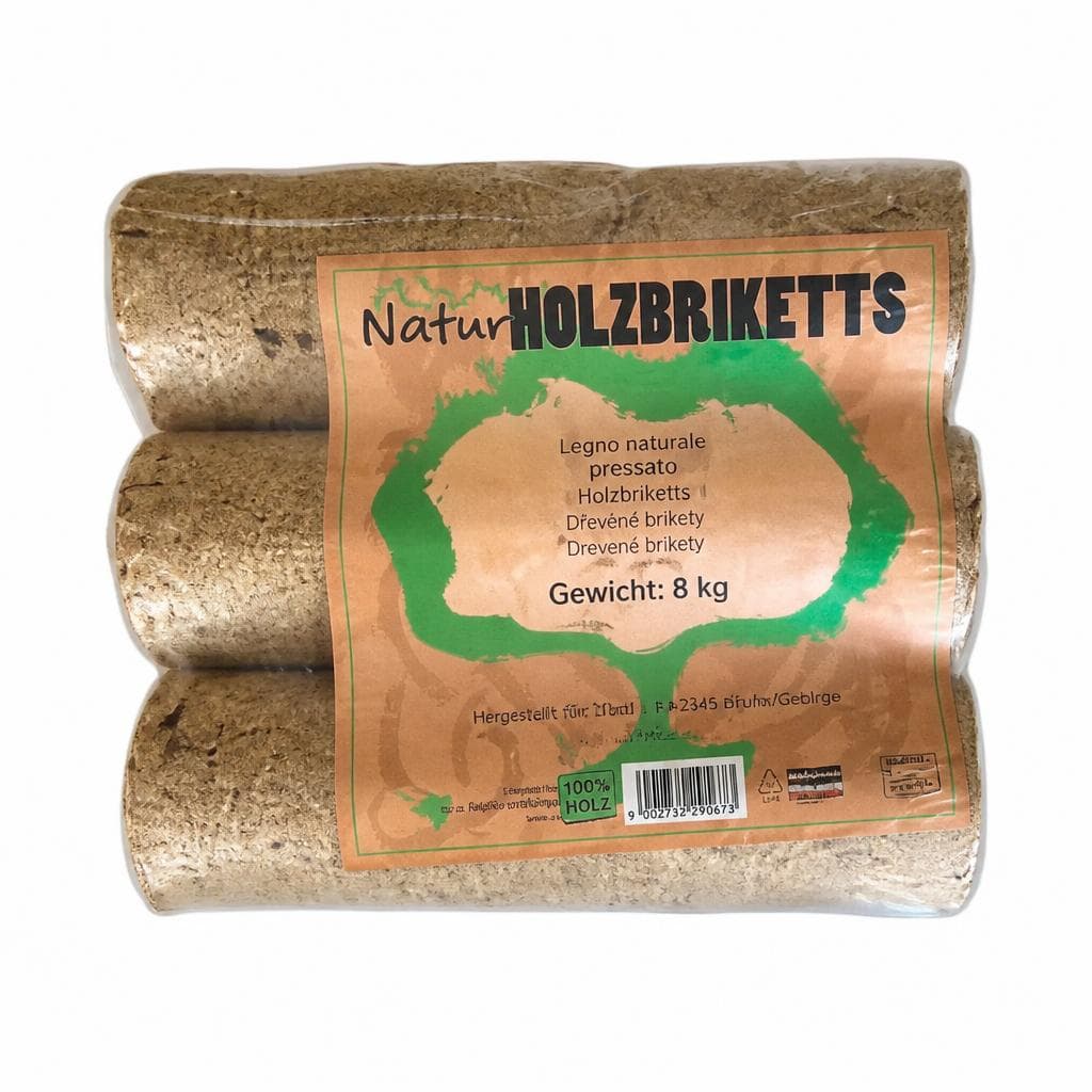 Holzbriketts hell, 8 kg – Penny