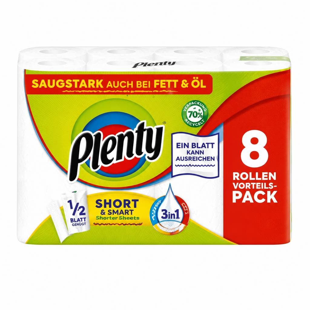 Küchenrolle 6 od. 8 Rollen Plenty Angebot bei Billa Plus