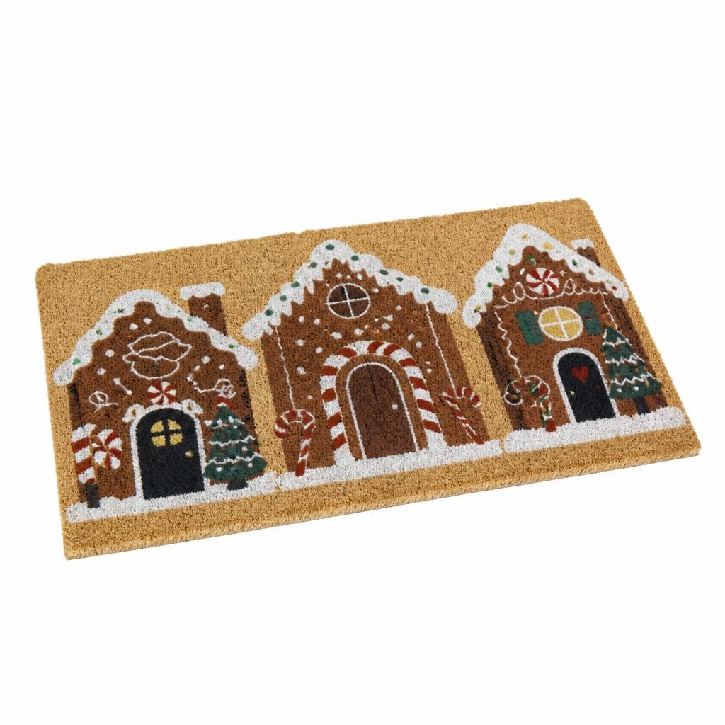 Lifetex Form-Fußmatte Kokosoptik Weihnachten, ca. 40x60 cm – Norma