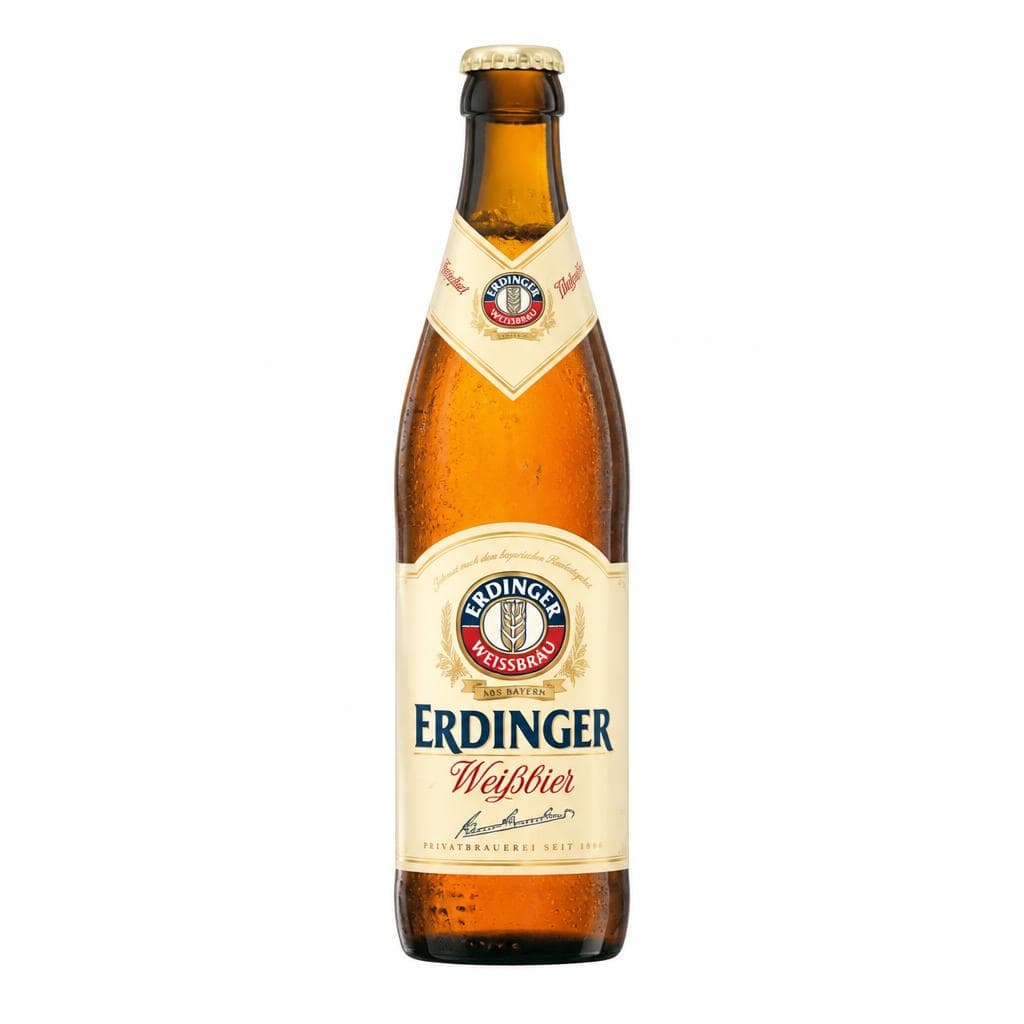 Erdinger Weißbier hell oder alkoholfrei, 0,5-Liter-MEHRWEG-Flasche – Interspar