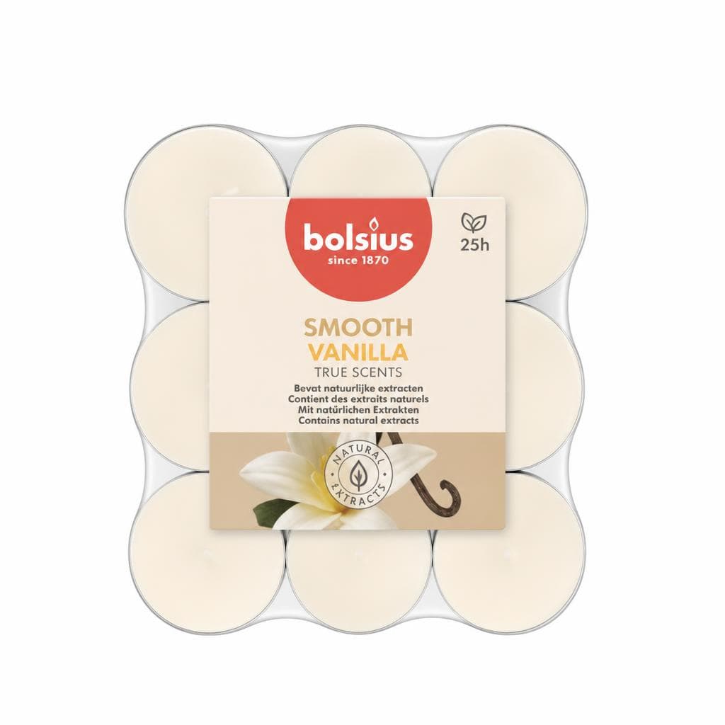 Bolsius Duft-Teelichte Alu True Scents, 18er-Pack – Müller