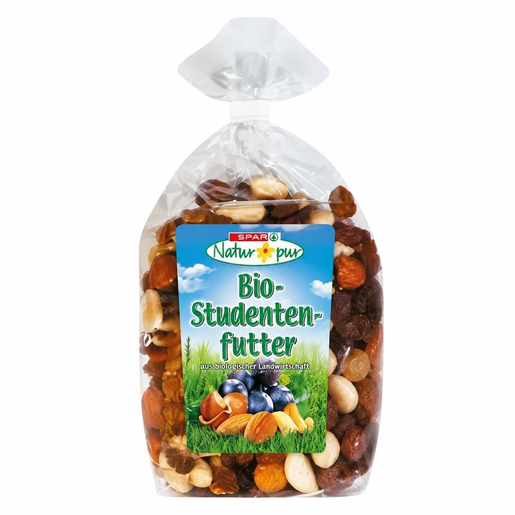 Bio-Studentenfutter, 500 g SPAR Natur pur – Spar