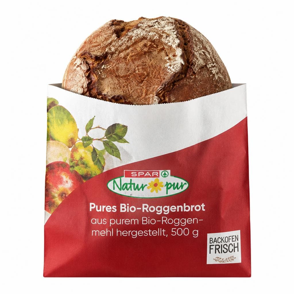 Pures Bio-Roggenbrot, 500 g SPAR Natur pur – Spar