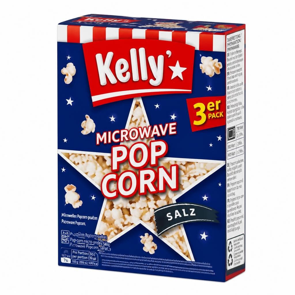 Kelly's Mikrowellen-Popcorn, 3 Stk. – Billa