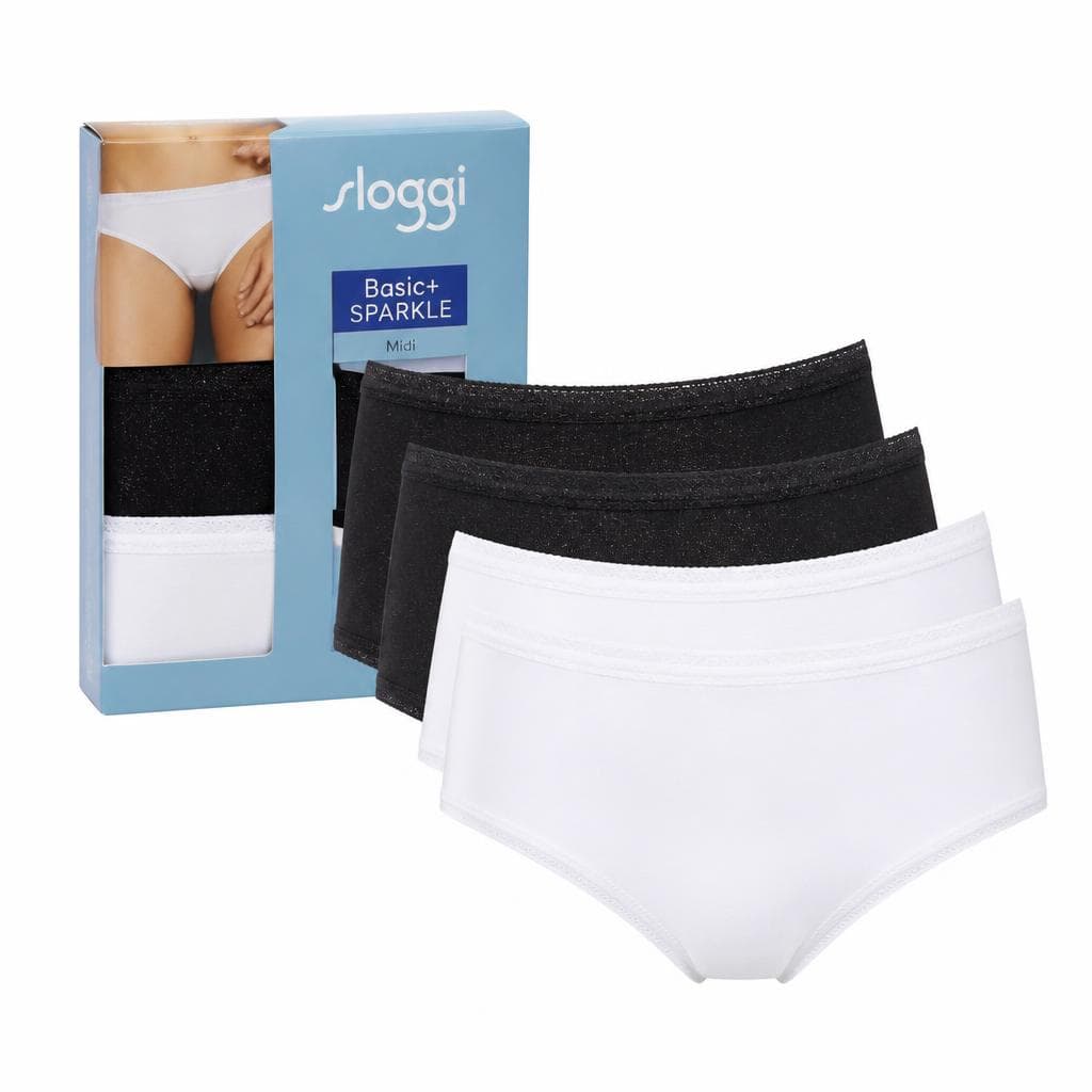 sloggi Damen-Midi- oder Maxi-Slips „Basic H Sparkle“ 3er-Packung Angebot bei Maximarkt