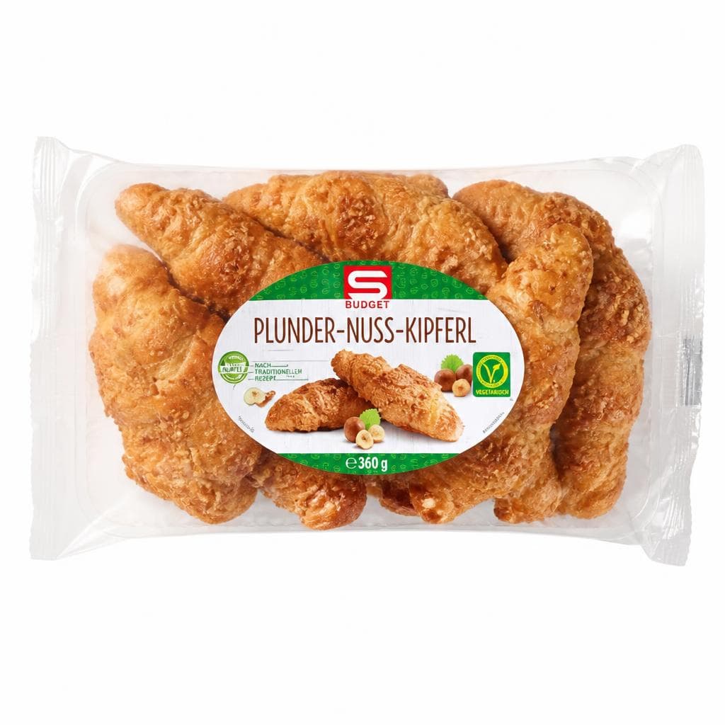 Plunder-Nuss-Kipferl 360 g S-Budget Angebot bei Spar
