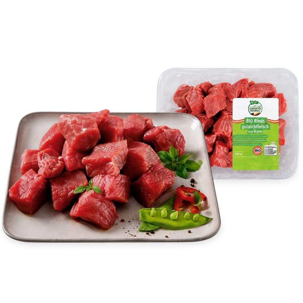 Frisches Bio Rindsgulaschfleisch – Lidl