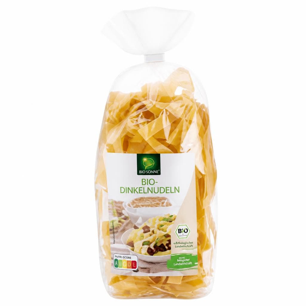 Bio-Dinkelnudeln, 500 g Bio Sonne – Norma