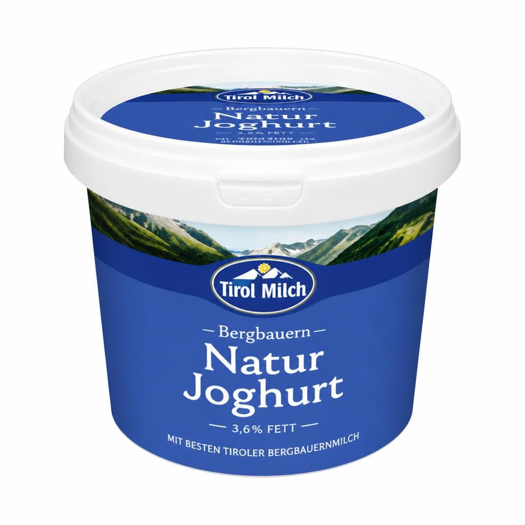 Tirol Milch Bergbauern Naturjoghurt, 1 kg – MPREIS