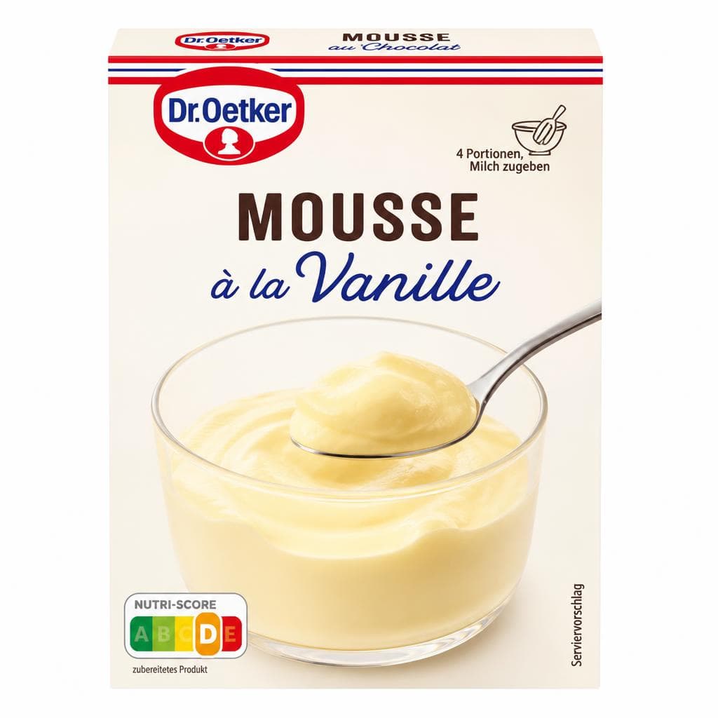 Mousse à la Vanille, 60 g Dr. Oetker – Norma