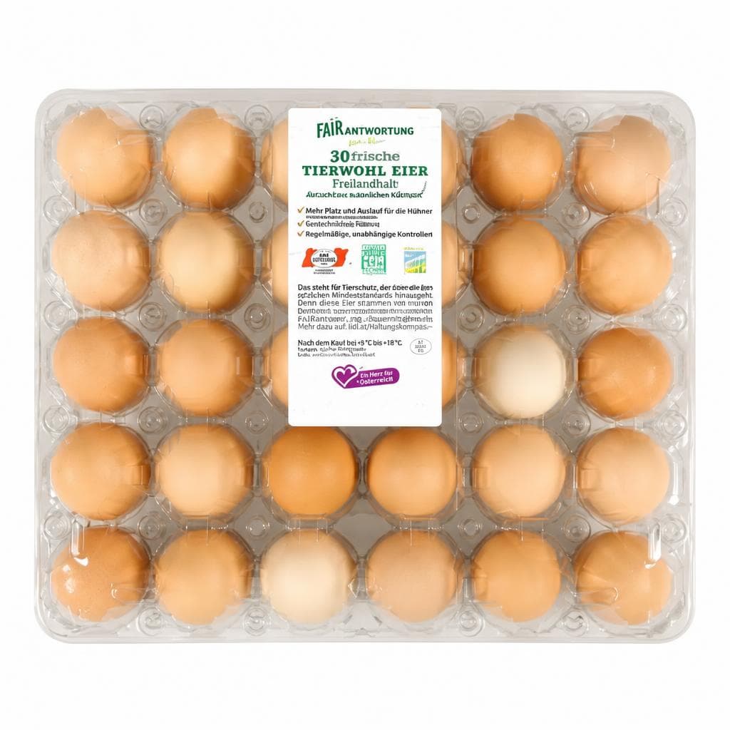 Eier aus Freilandhaltung, 30 Stk. Tierwohl – Lidl
