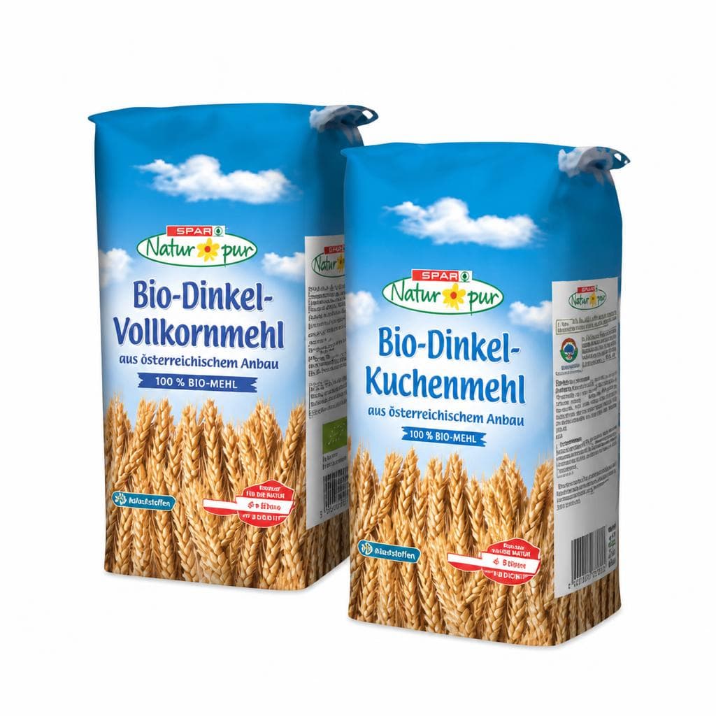 Bio-Dinkel-Kuchenmehl oder Bio-Dinkel-Vollkornmehl, 1 kg Natur Pur – Maximarkt