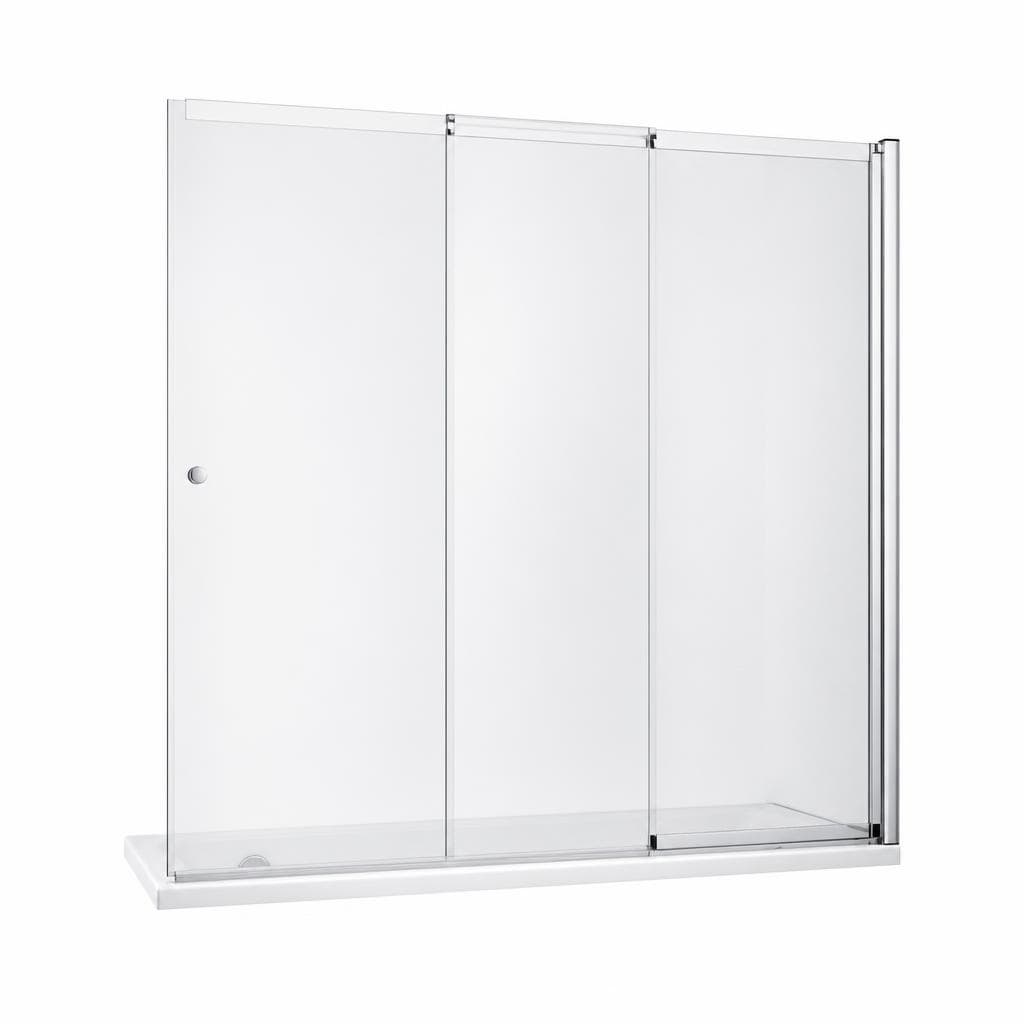 Badewannen Schiebetür Schiebe-Schwenk-Element 100 x 140 cm Angebot bei Bauhaus