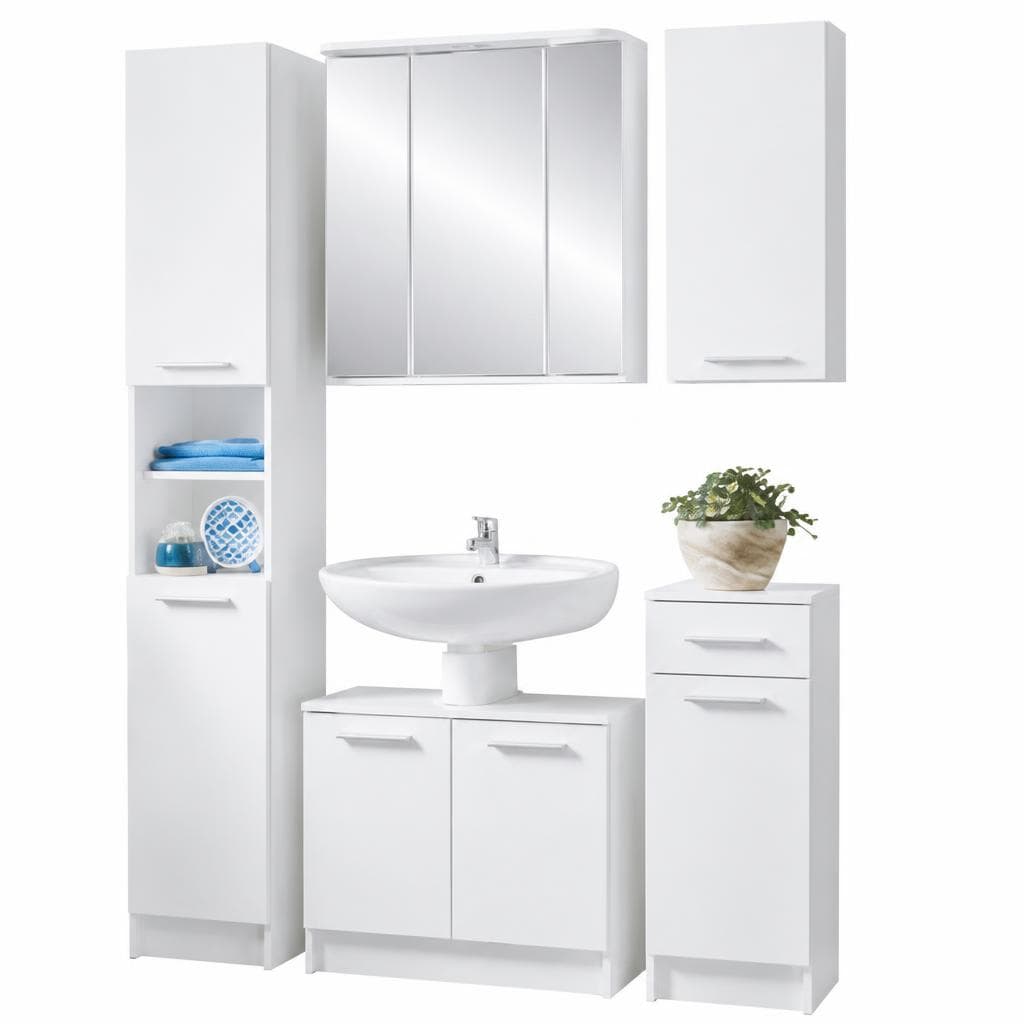 BADEZIMMERSET, 5-teilig – Möbelix