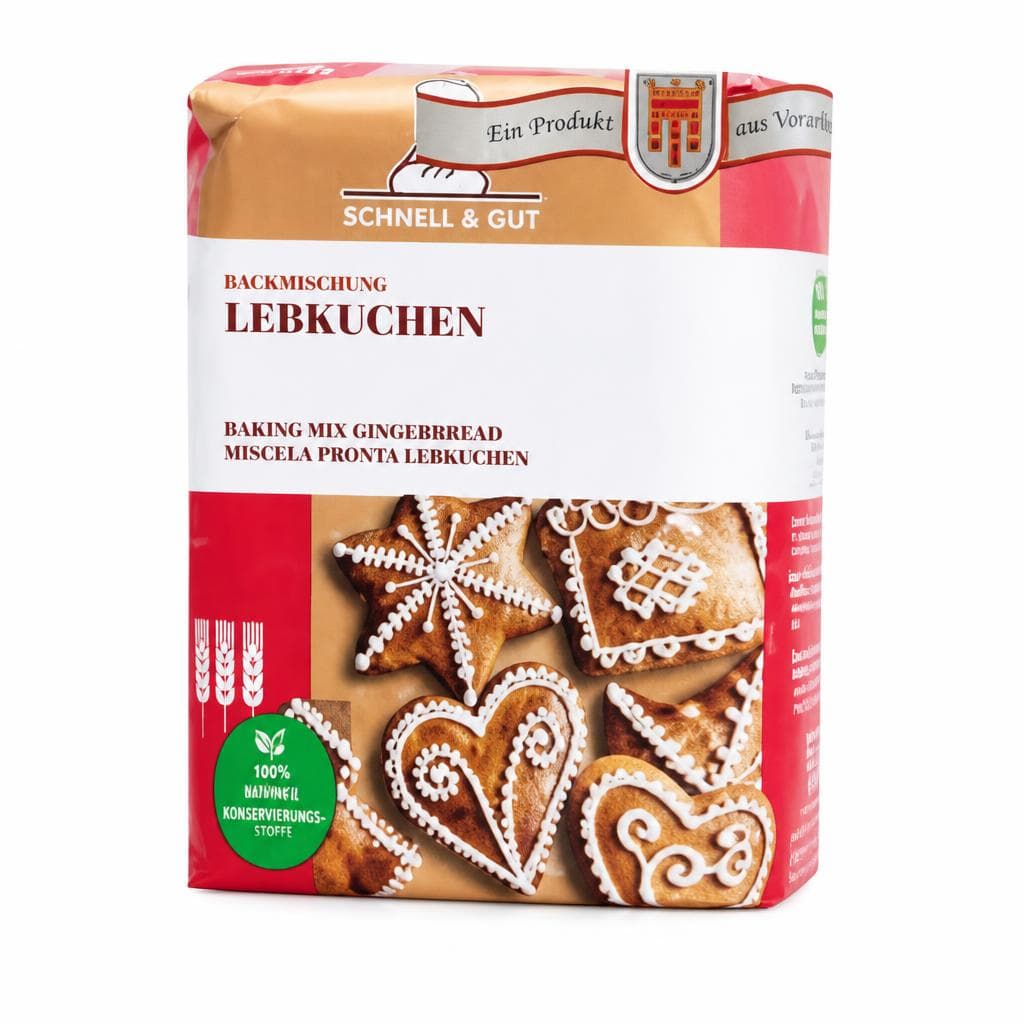 Vorarlberger Schnell & Gut Backmischung Lebkuchen, 1 kg – Spar