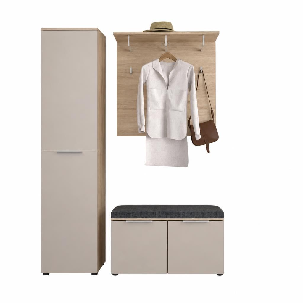 Garderoben-Set "Siena", 3-teilig – Mömax