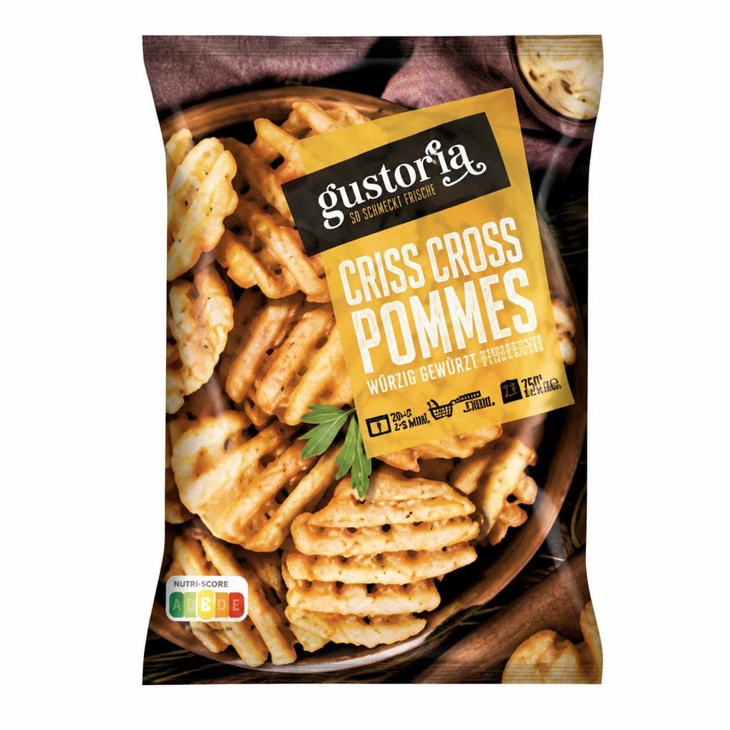 Gitterpommes, 750 g Gustoria – Penny