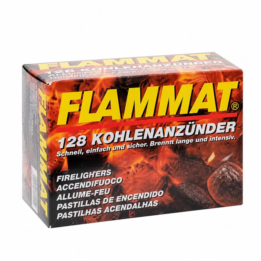 Flammat Kohlenanzünder, 128-Stück-Packung – MPREIS