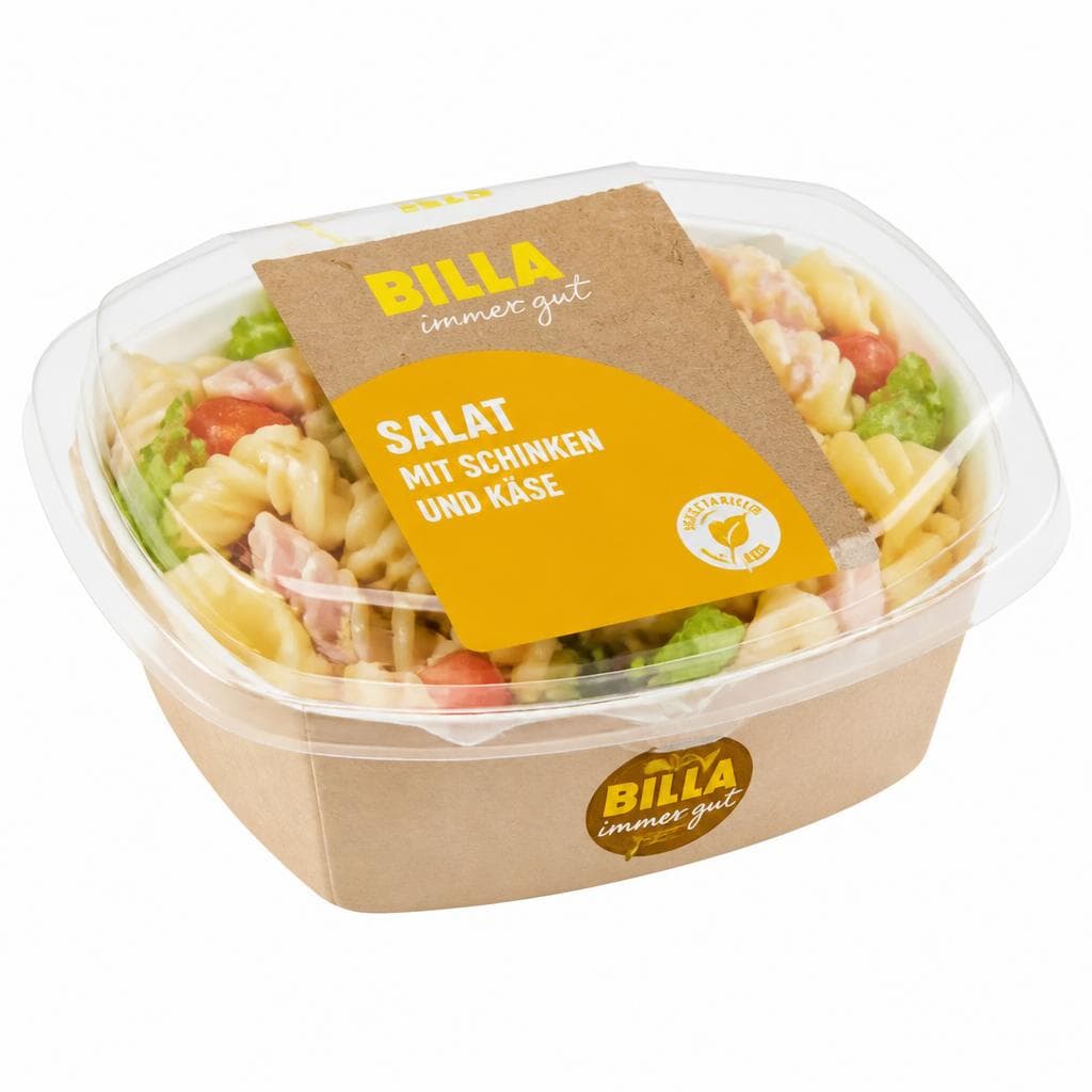 BILLA immer gut Salat mit Schinken und Käse Angebot bei Billa