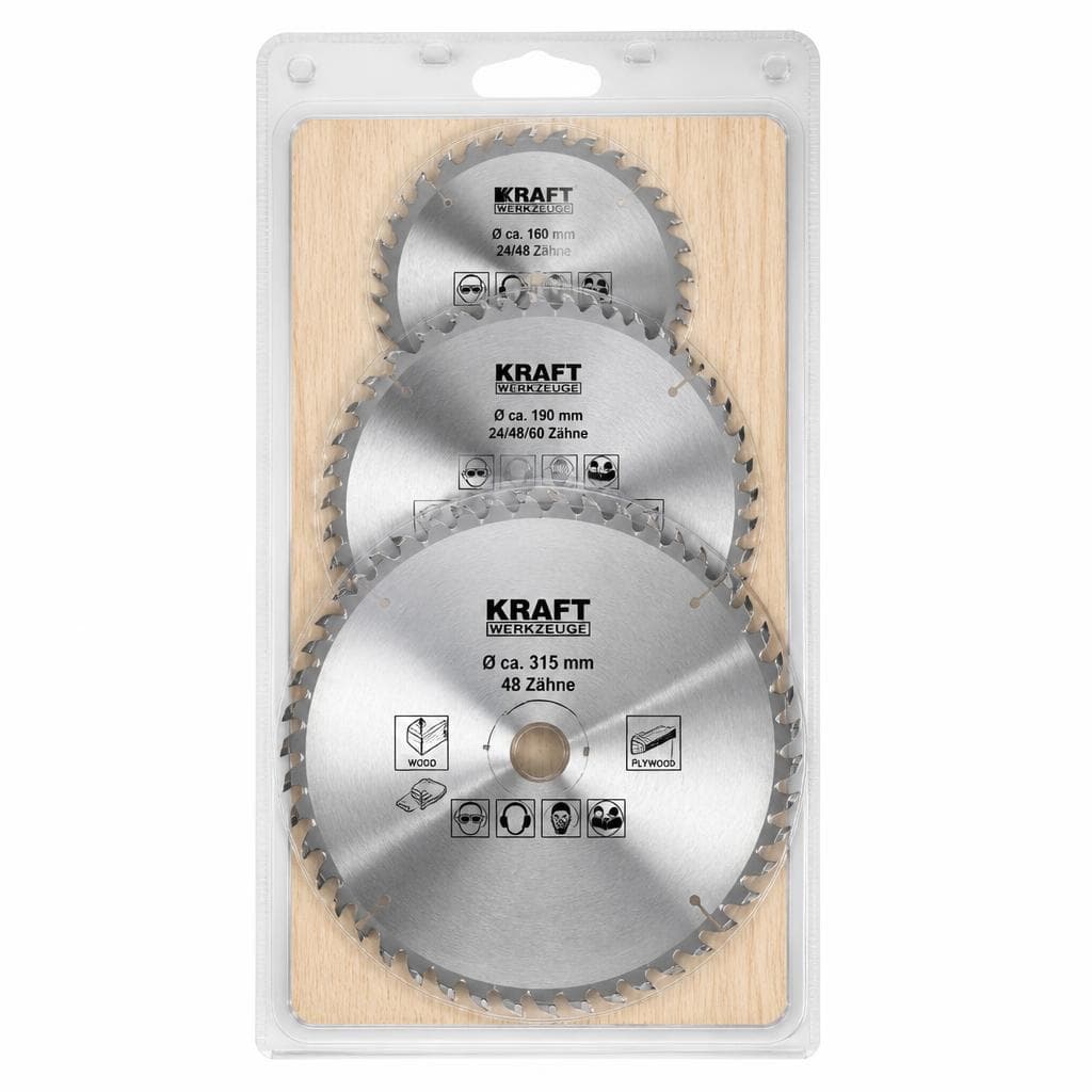 KRAFT TCT-Sägeblatt 3er-Set Angebot bei Norma