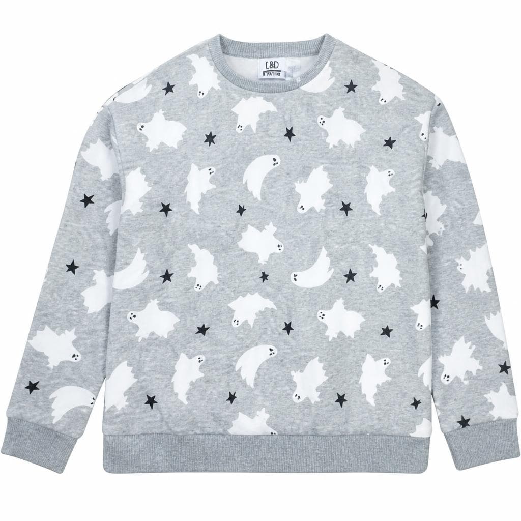 L&D Kinder-Halloween-Sweatshirt, Gr. 110 - 140 – Hofer