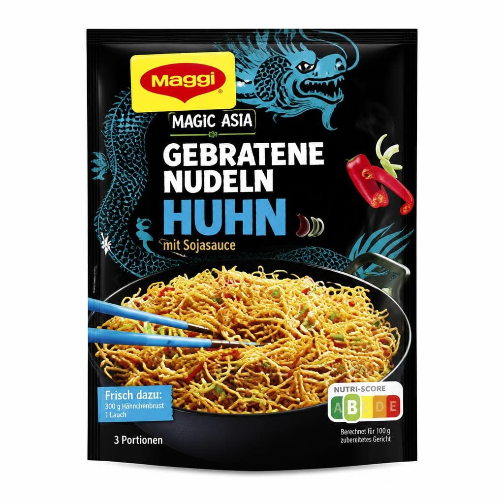 Magic Asia Gebratene Nudeln, 119/121 g Maggi – Norma