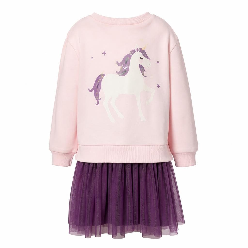 Lupilu Kleinkinder Sweatkleid mit Tüllrock – Lidl