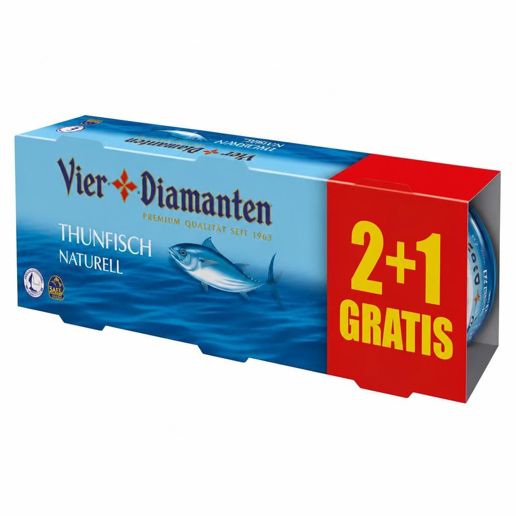 Thunfisch, 3 x 195-g-Dose – Interspar