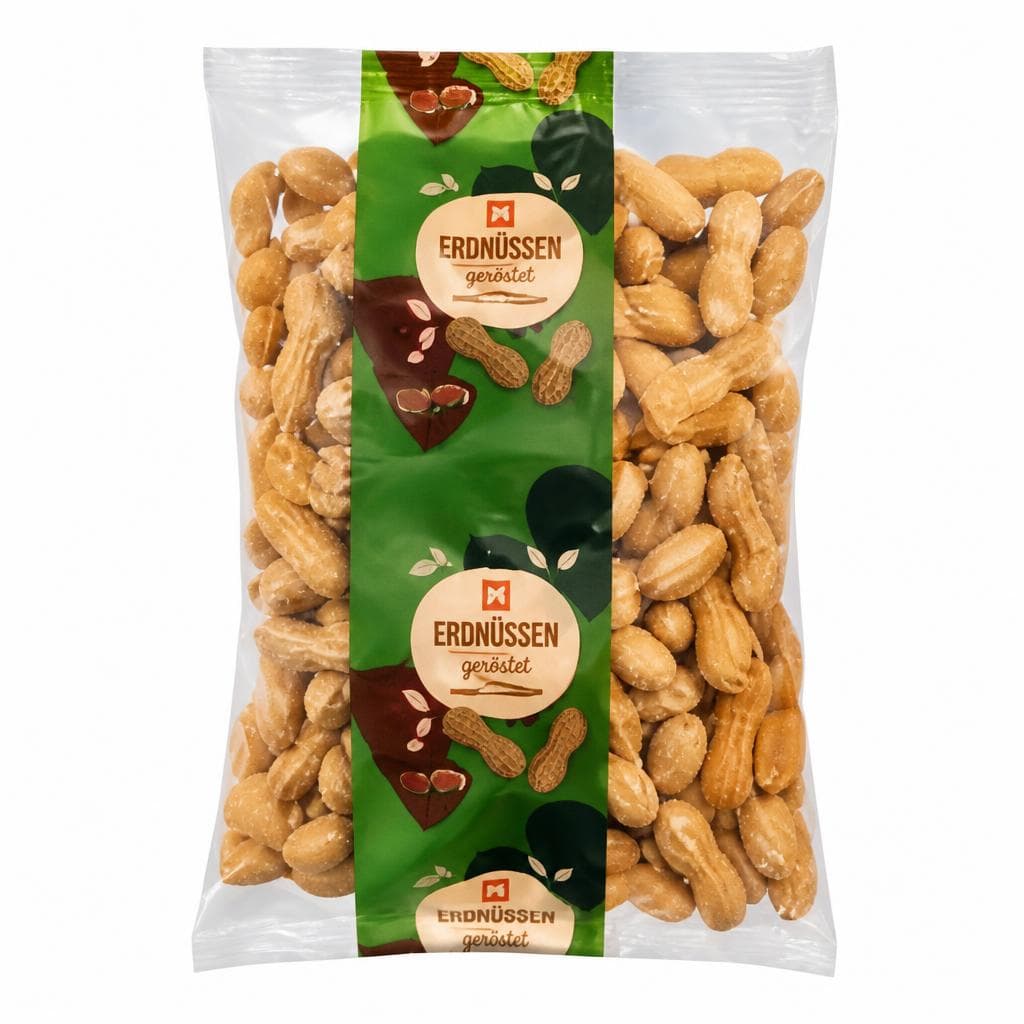 Erdnüsse geröstet, 400 g Packung – MPREIS