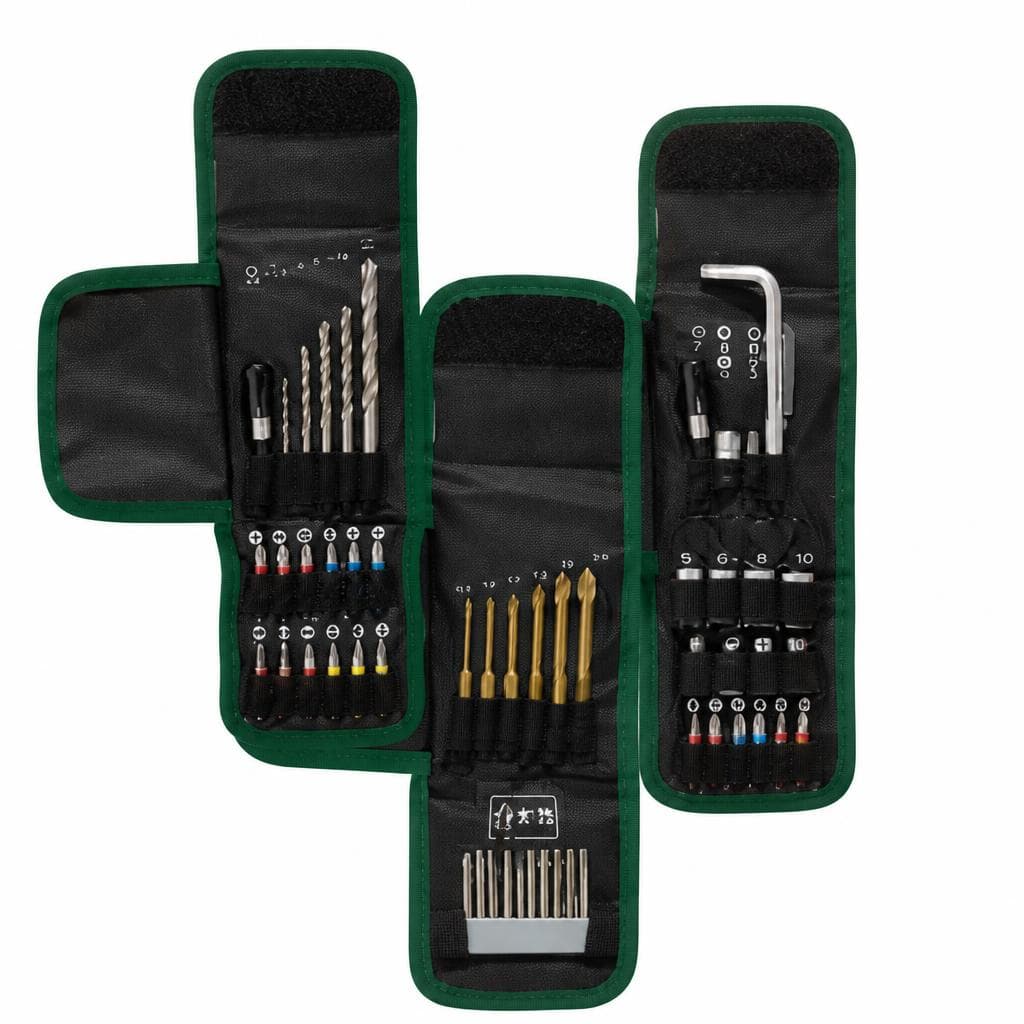 Bohrer-, Bit- und Stecknuss-Set mit Tasche PARKSIDE – Lidl