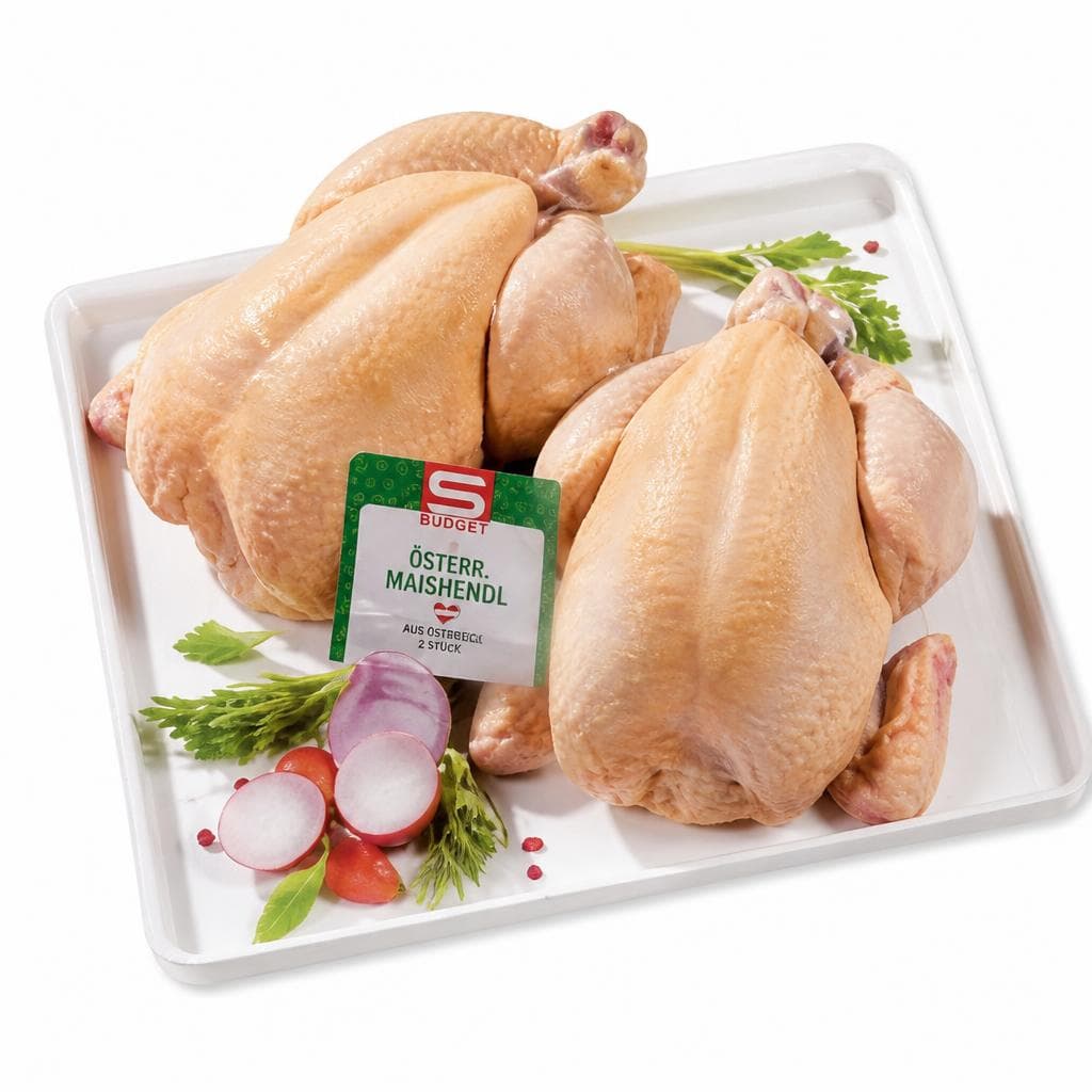 S-BUDGET Österr. Maishendl, ca. 2,4 kg – Maximarkt