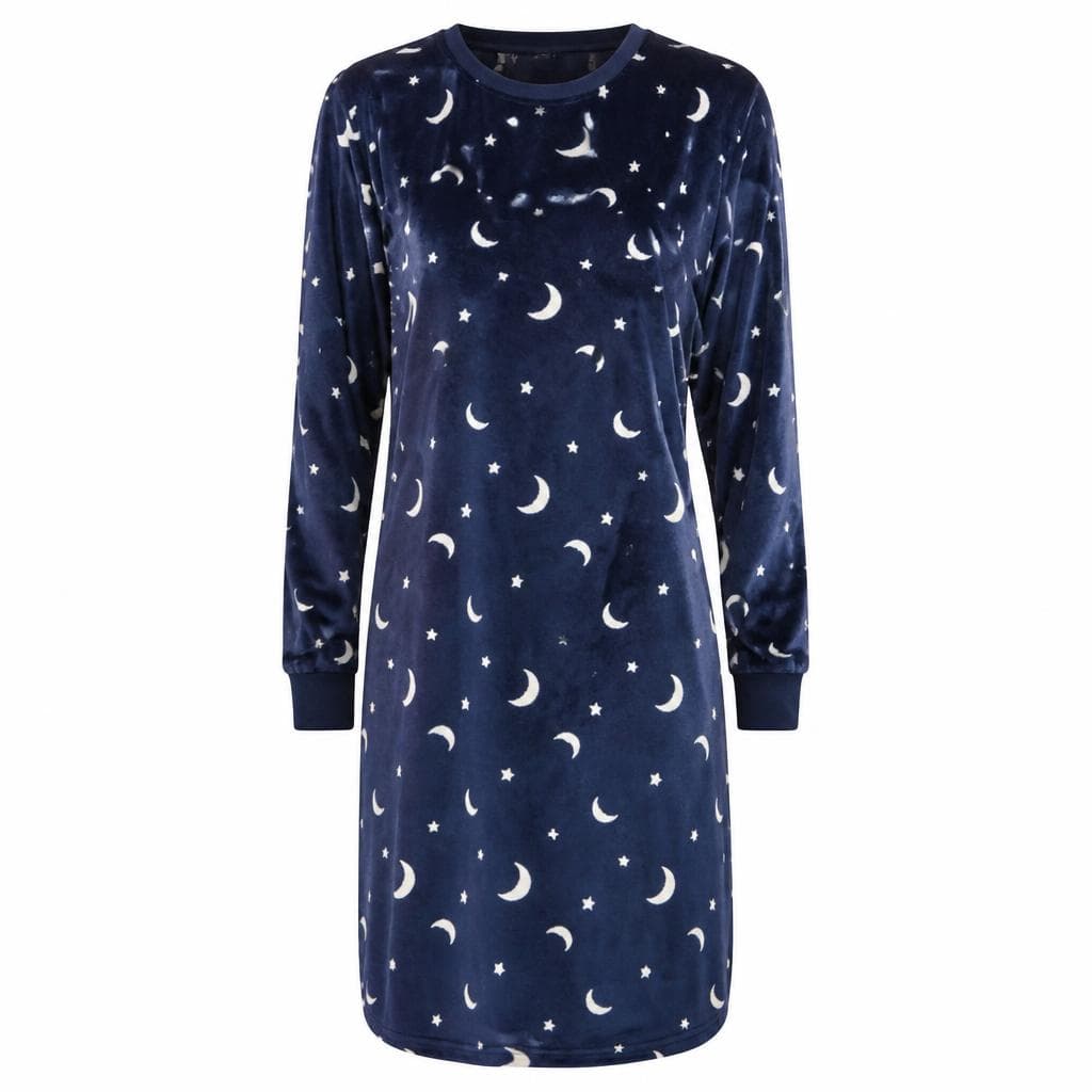 Langarm-Nachthemd „Supersoft“ Elle Nor – Norma