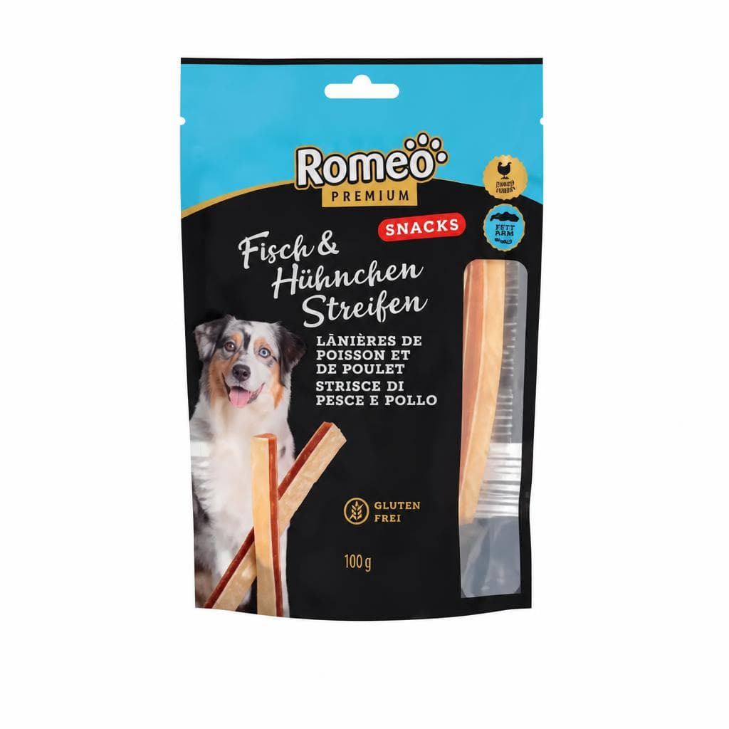 Romeo Premium Hühnchensnacks, 100 g – Hofer