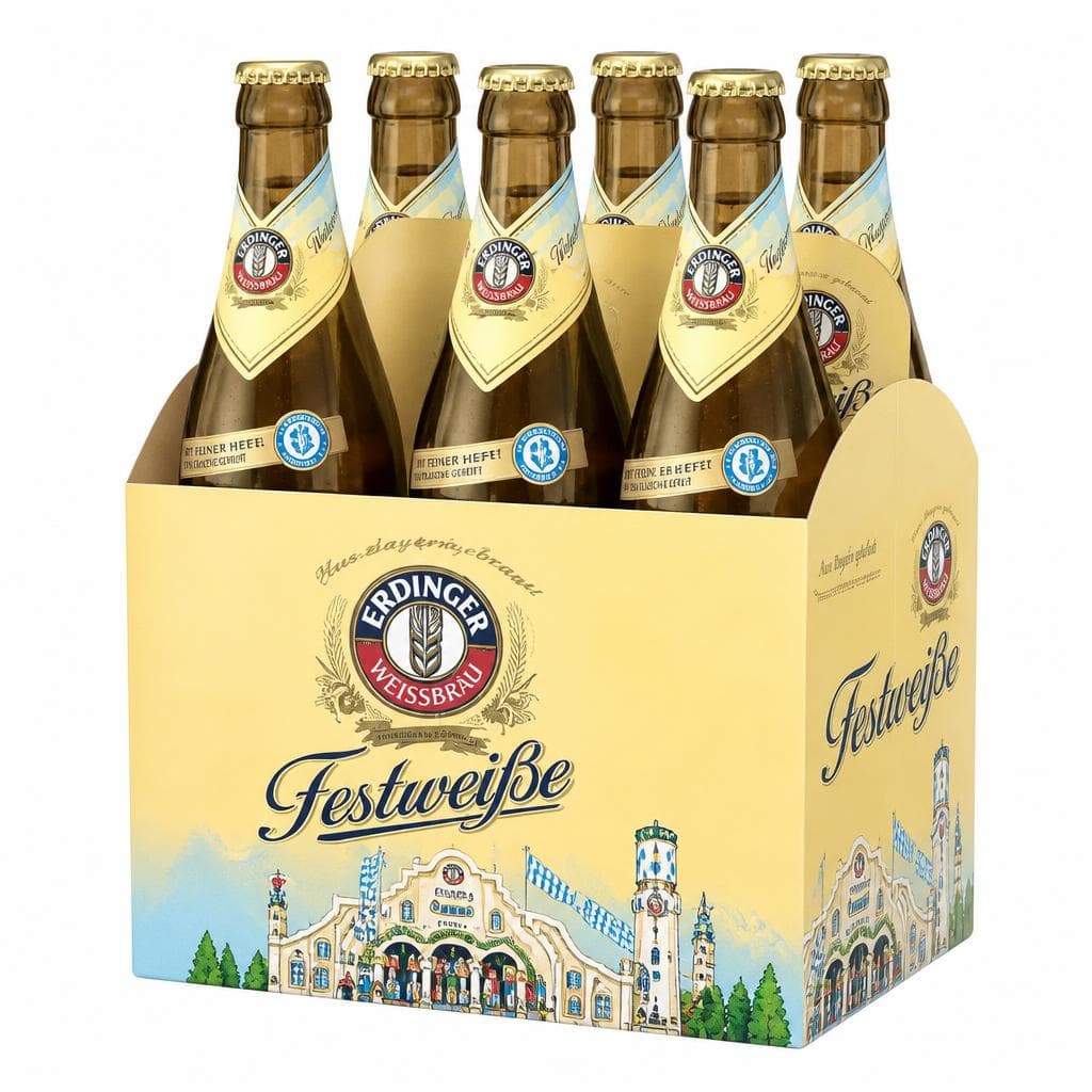 Erdinger Weißbier hell oder Festweiße 0,5 Liter Angebot bei Eurospar