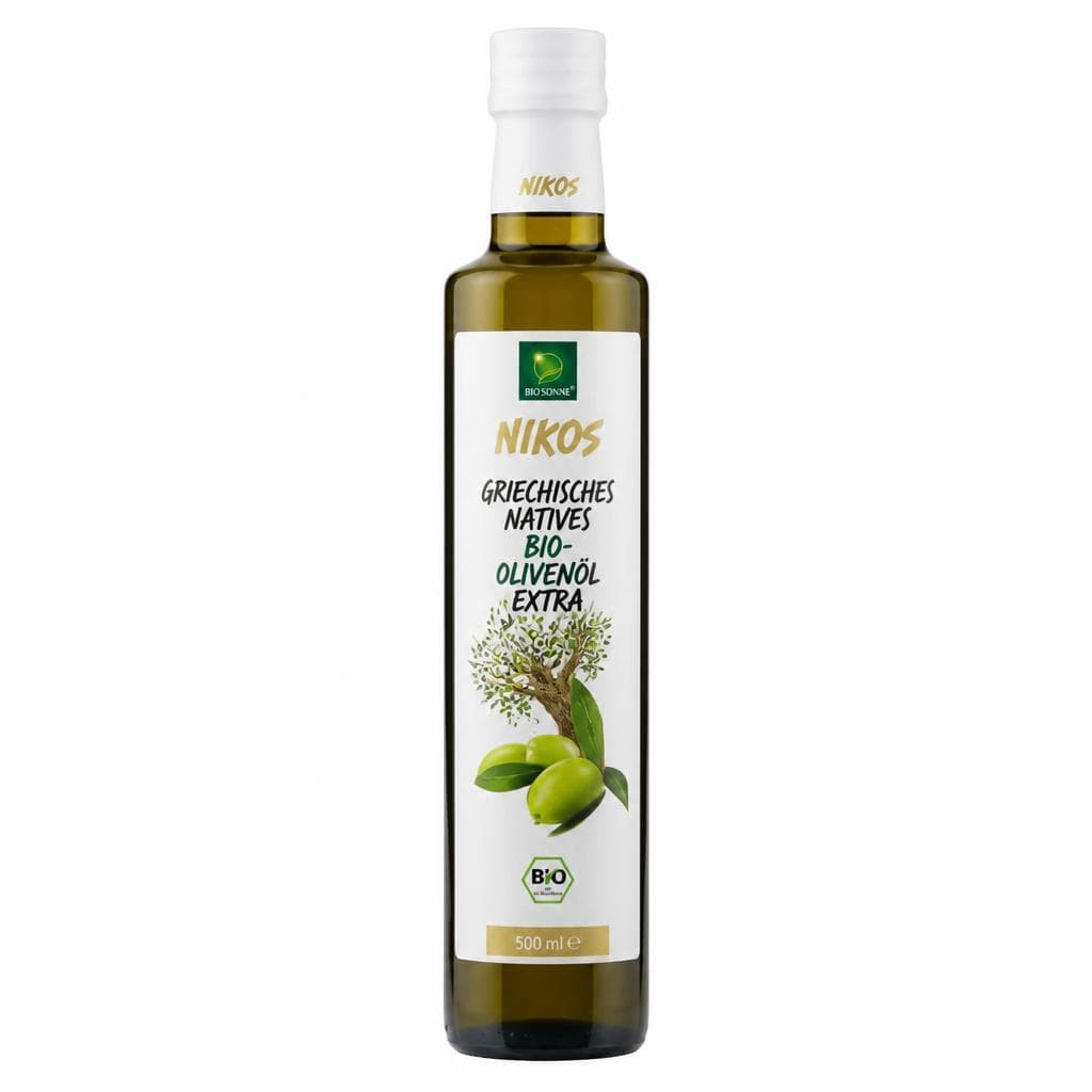 Nikos Griechisches natives Bio-Olivenöl extra, 500 ml – Norma