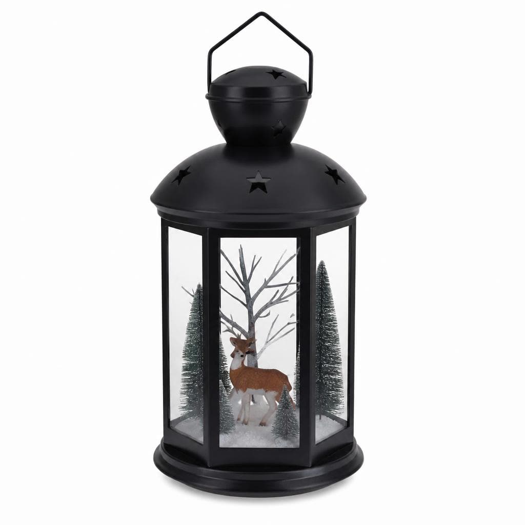 LED-Laterne, ca. 21,5 x 21,5 x 43 cm – Penny