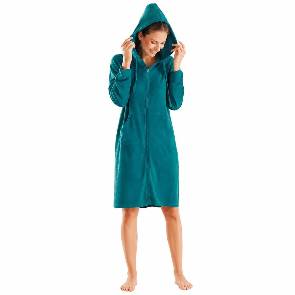 Frottee-Bade-/Hausmantel, Größe L/XL (Länge ca. 104 cm) Sennino – Norma