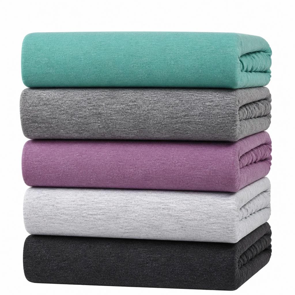 Jersey-Melange-Spannbetttuch, ca. 90-100 x 200 cm DREAMTEX – Norma