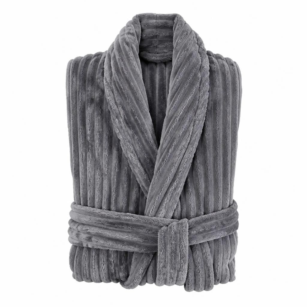 Cord-Bademantel, S/M oder L/XL RUBIN – Maximarkt