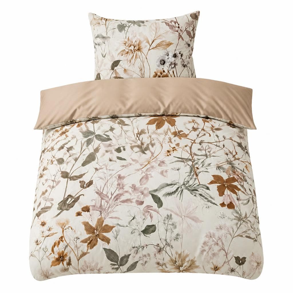 Baumwoll-Satin-Bettwäsche mit Zipp, 140 x 200 cm, 70 x 90 cm – Reiter