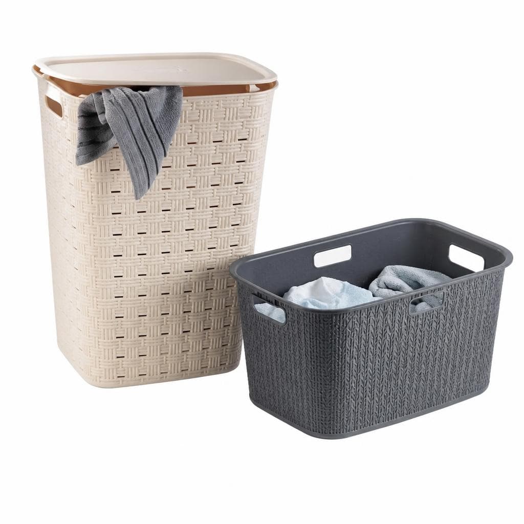 Wäschekorb / Wäschesammler, 45 Liter / 56 Liter SIMPEX – Maximarkt