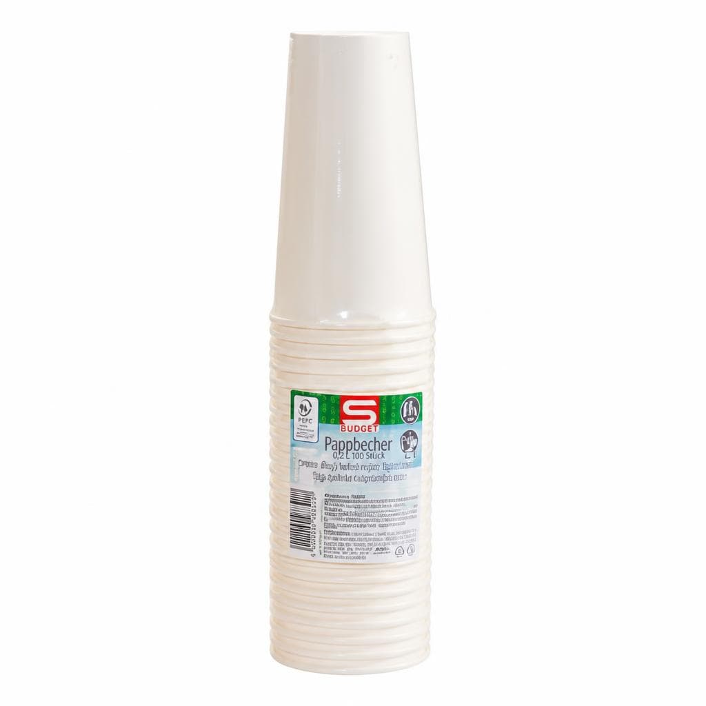 Pappbecher 0,5 Liter, 25 Stk. S-Budget Angebot bei Interspar