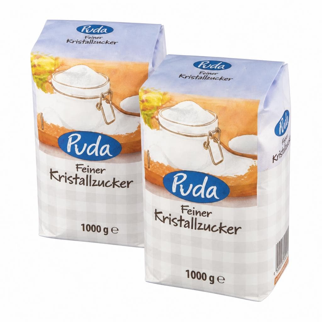 Puda Feinkristall-Zucker, 1 kg – Penny