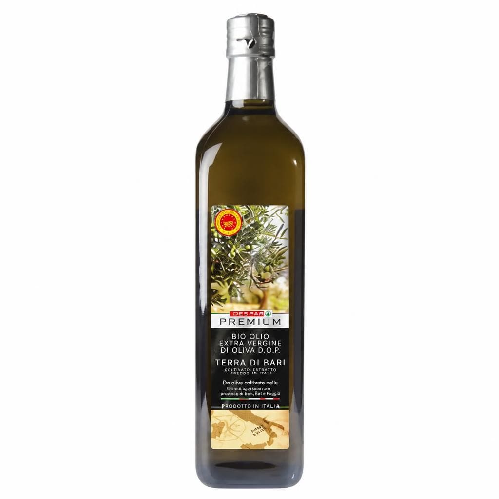 Despar Premium Bio Olio extra vergine di Oliva D.O.P. Terra di Bari, 0,75 Liter – Spar