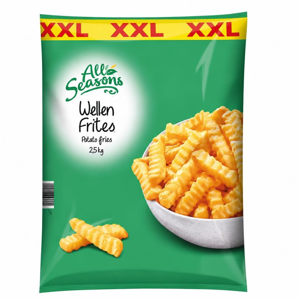 XXL Wellen Frites 2,5 kg All Seasons Angebot bei Hofer