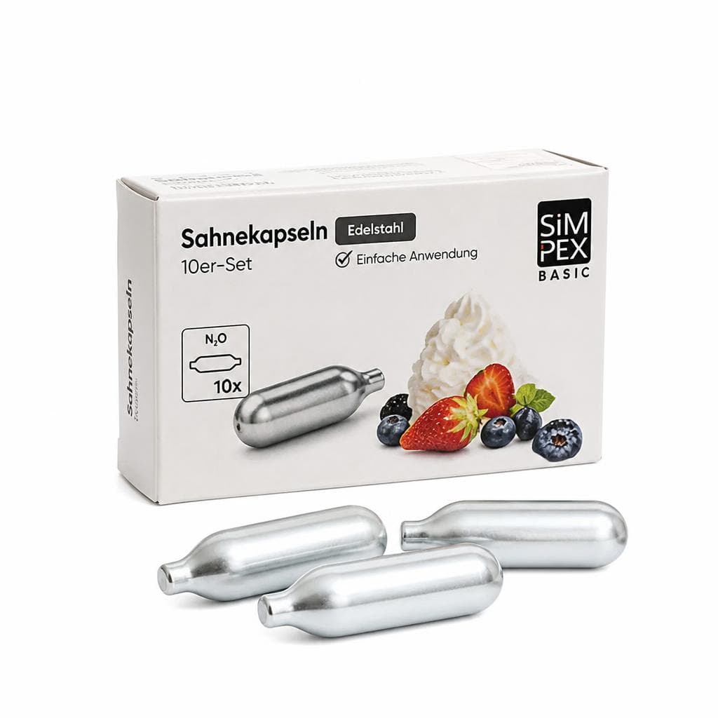 Sahnekapseln, 10er-Packung – Maximarkt
